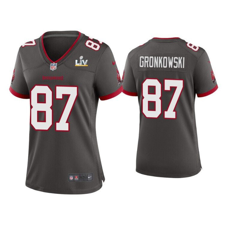 Rob Gronkowski Tampa Bay Buccaneers grey Limited jersey