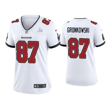 Rob Gronkowski Tampa Bay Buccaneers white Limited jersey