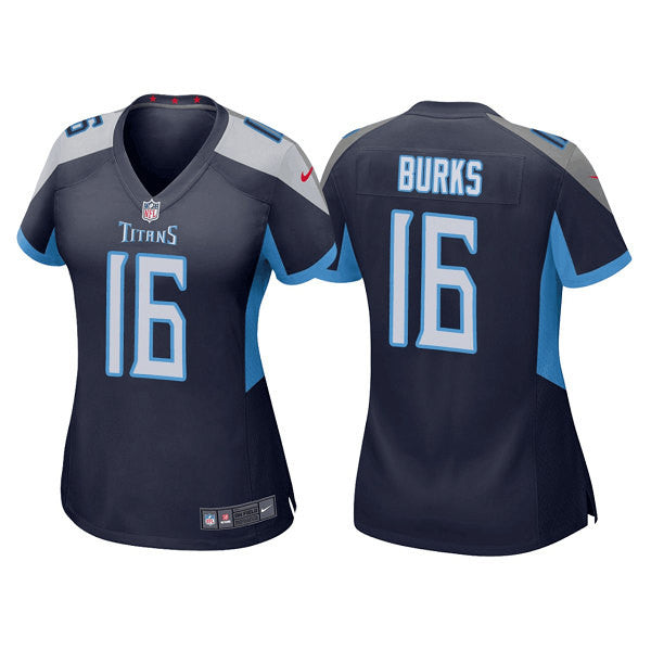 Treylon Burks Tennessee Titans navy Vapor jersey