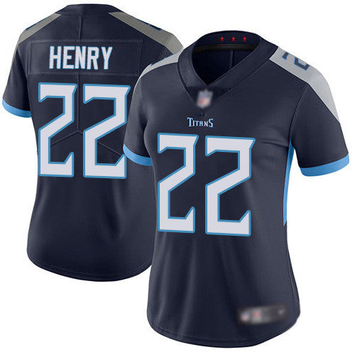 Derrick Henry Tennessee Titans navy Vapor jersey