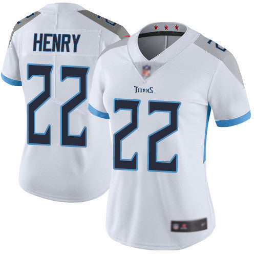 Derrick Henry Tennessee Titans white Vapor jersey