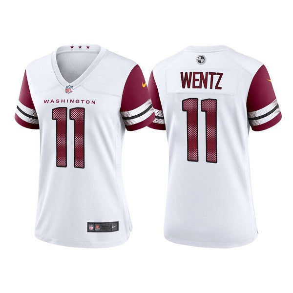 Carson Wentz Washington Commanders white Vapor jersey