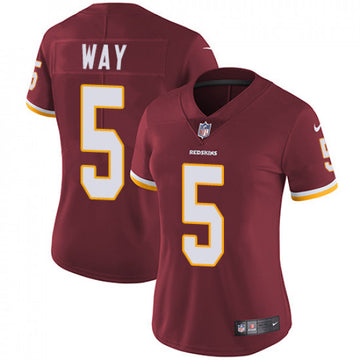 Tress Way Washington Commanders red Vapor jersey