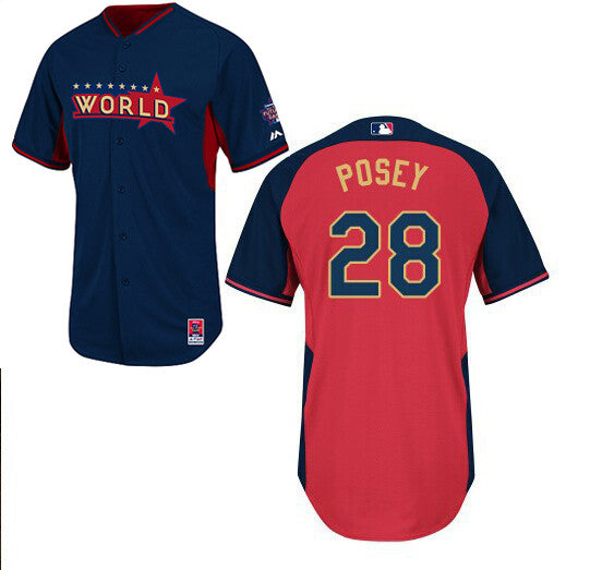 World World 28 Posey blue jersey