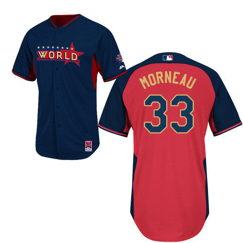 World World 33 Morneau blue jersey