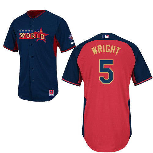World World 5 Wright blue jersey