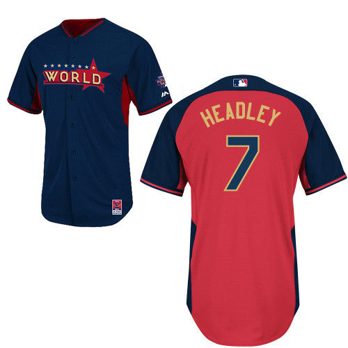 World World 7 Headley blue jersey