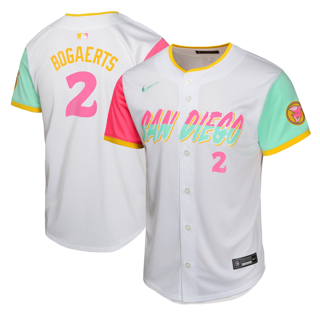 Xander Bogaerts San Diego Padres white City Connect jersey