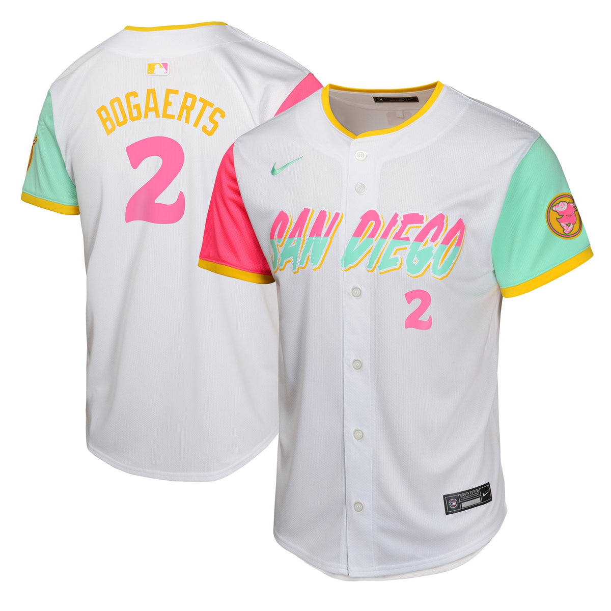 Xander Bogaerts San Diego Padres white City Connect jersey