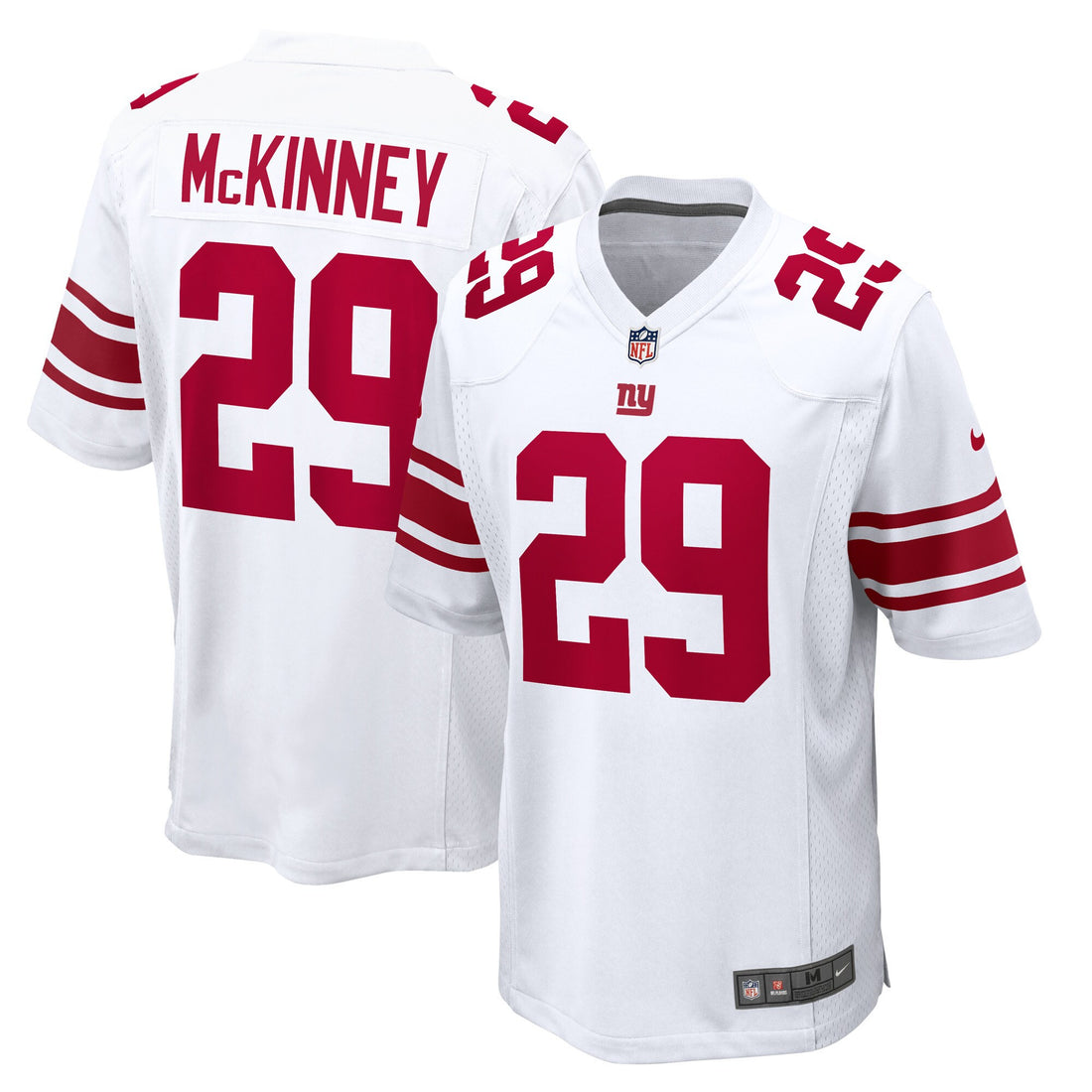 Xavier Mckinney New York Giants white Game jersey