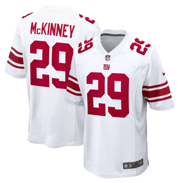 Xavier Mckinney New York Giants white Game jersey