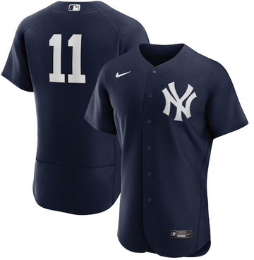 Anthony Volpe New York Yankees navy jersey