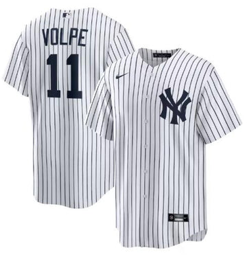Anthony Volpe New York Yankees white jersey