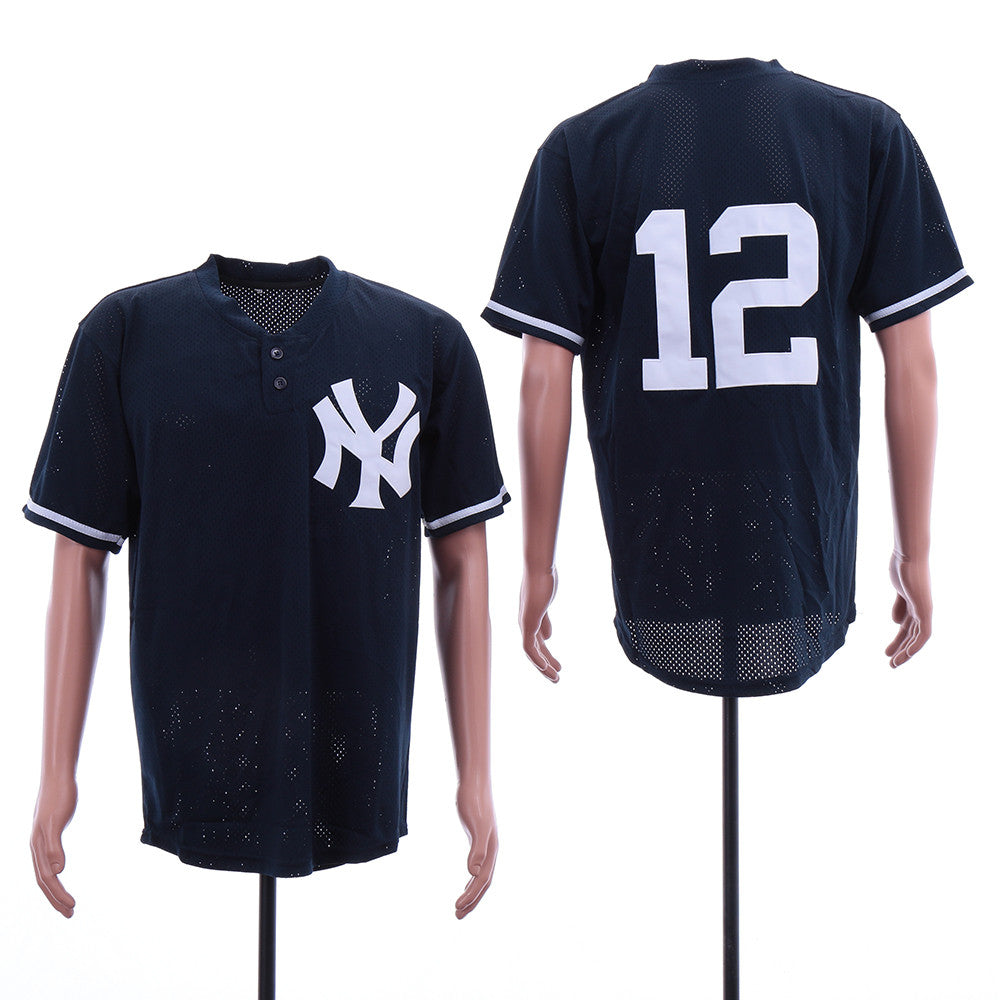 Wade Boggs New York Yankees navy jersey
