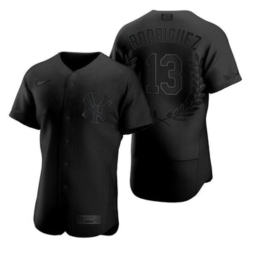 Alex Rodriguez New York Yankees black Fashion jersey