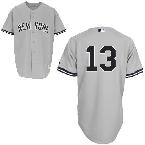 Alex Rodriguez New York Yankees grey jersey