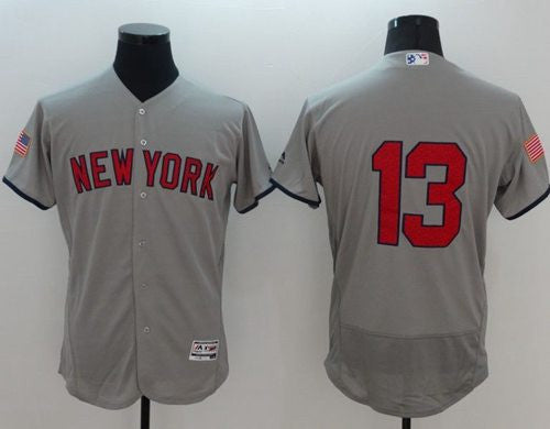 Alex Rodriguez New York Yankees grey Fashion jersey