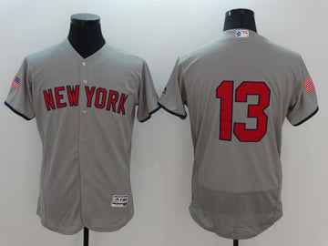 Alex Rodriguez New York Yankees grey Fashion jersey