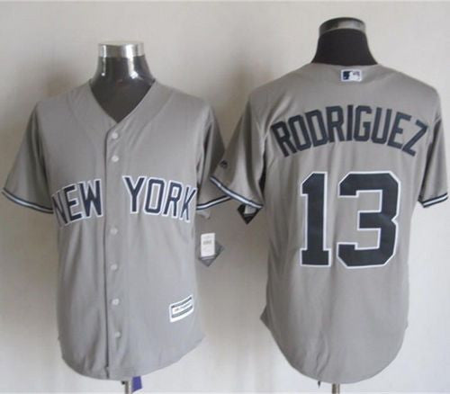 Alex Rodriguez New York Yankees grey jersey