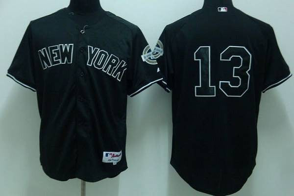 Alex Rodriguez New York Yankees black jersey