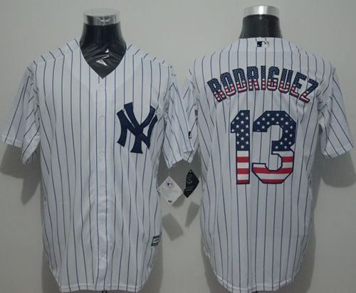Alex Rodriguez New York Yankees white Fashion jersey