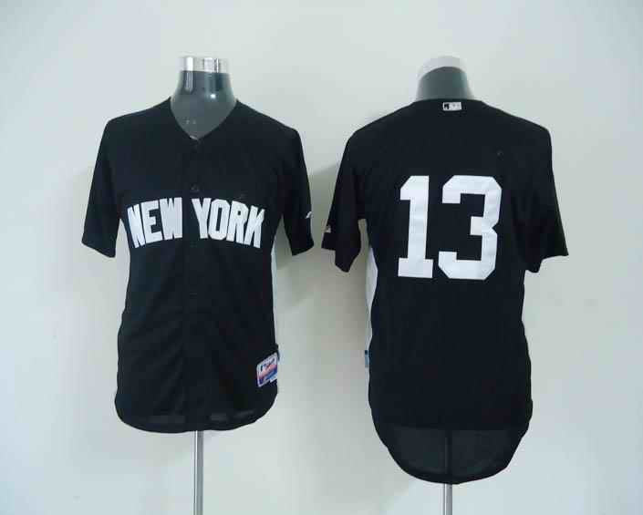 Rodriguez New York Yankees black Road jersey