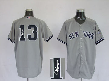 Rodriguez New York Yankees grey jersey