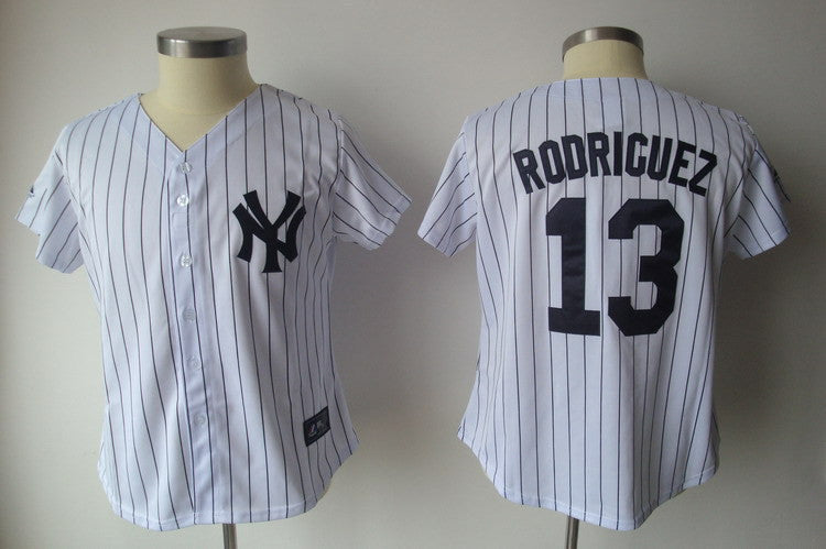 Rodriguez New York Yankees white jersey