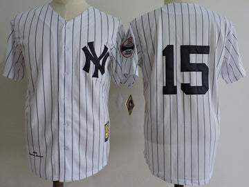 Thurman Munson New York Yankees white Throwback jersey