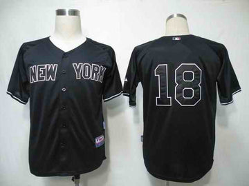 Damon New York Yankees black jersey