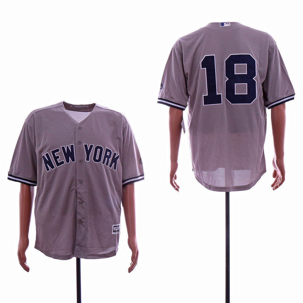 Didi Gregorius New York Yankees gray jersey