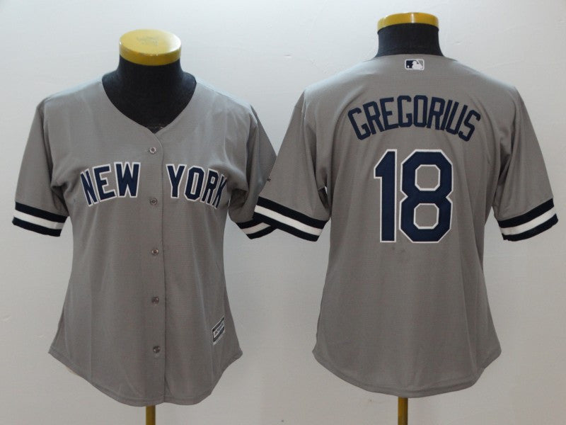 Didi Gregorius New York Yankees gray jersey