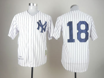 Don Larsen New York Yankees white Throwback jersey