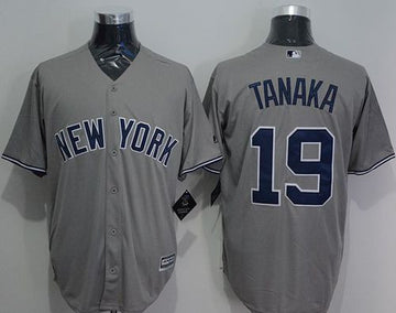 Masahiro Tanaka New York Yankees grey jersey