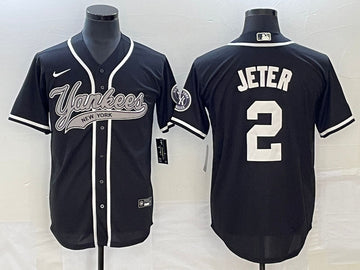 Derek Jeter New York Yankees black jersey