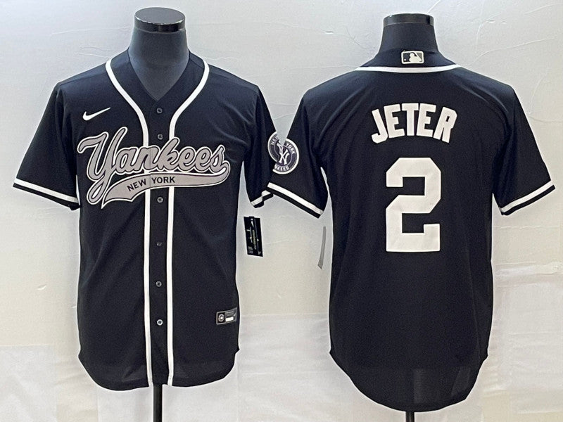 Derek Jeter New York Yankees black jersey