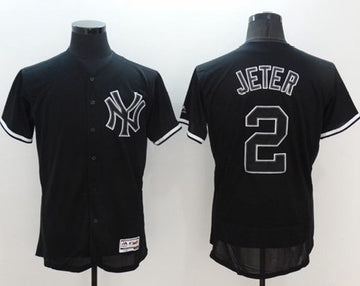 Derek Jeter New York Yankees black Fashion jersey