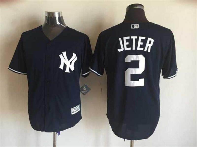 Derek Jeter New York Yankees blue jersey