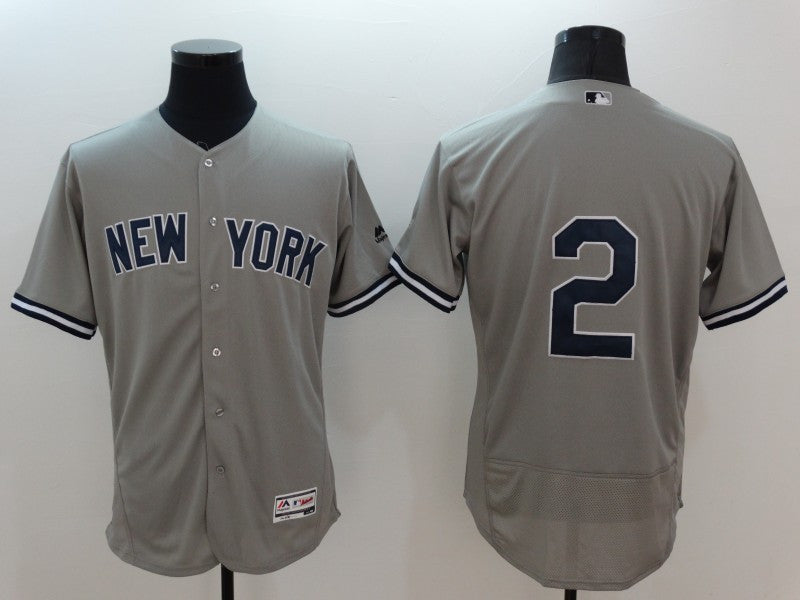 Derek Jeter New York Yankees grey jersey