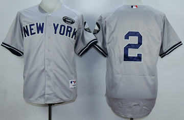 Derek Jeter New York Yankees grey jersey