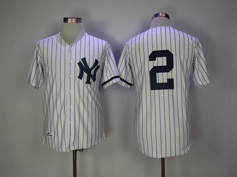 Derek Jeter New York Yankees white Throwback jersey