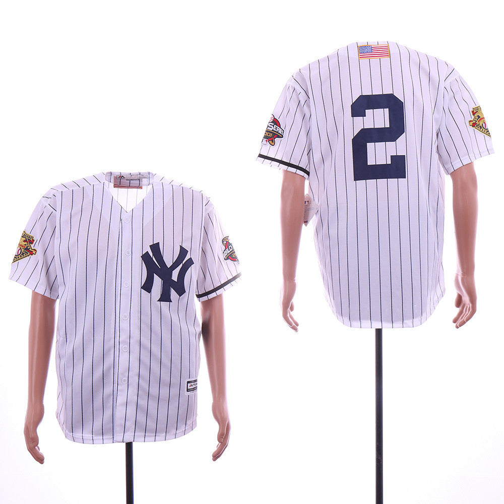 Derek Jeter New York Yankees white jersey