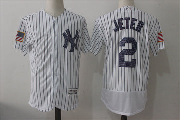 Derek Jeter New York Yankees white jersey