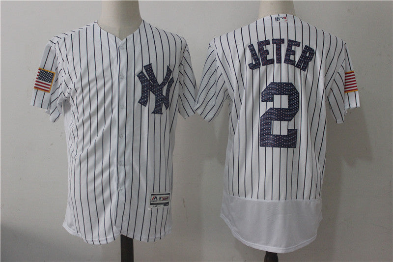 Derek Jeter New York Yankees white jersey