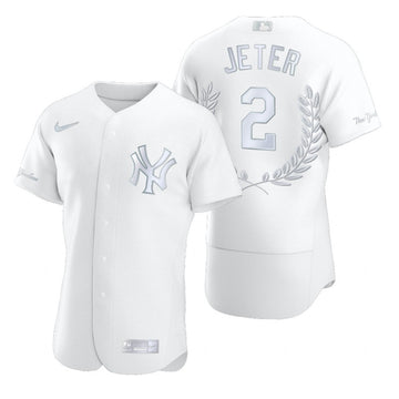 Derek Jeter New York Yankees white Fashion jersey