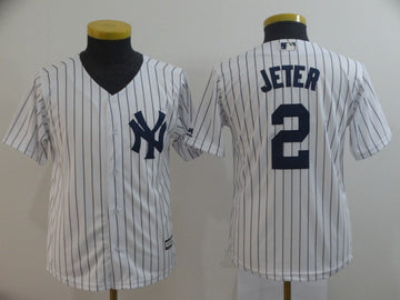 Derek Jeter New York Yankees white jersey