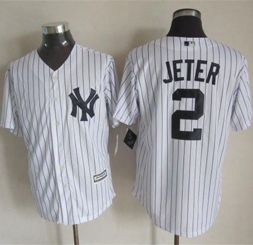 Derek Jeter New York Yankees white jersey