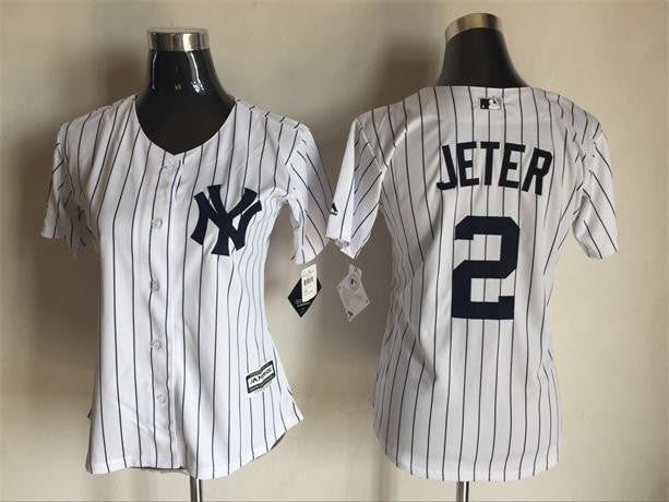 Derek Jeter New York Yankees white jersey