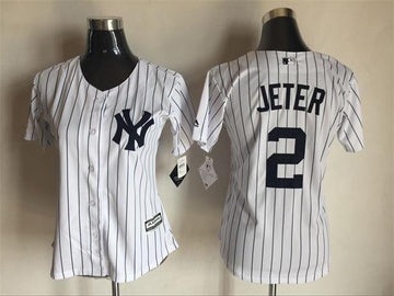 Derek Jeter New York Yankees white jersey