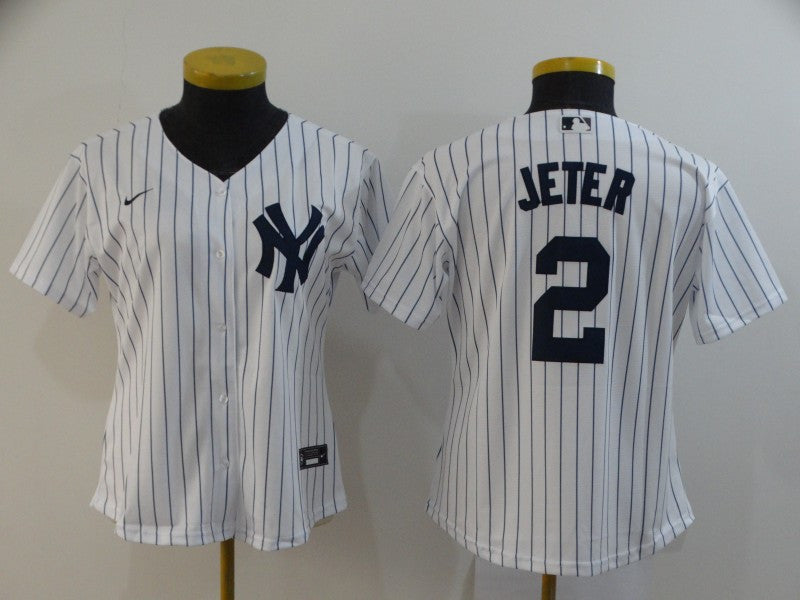 Derek Jeter New York Yankees white jersey